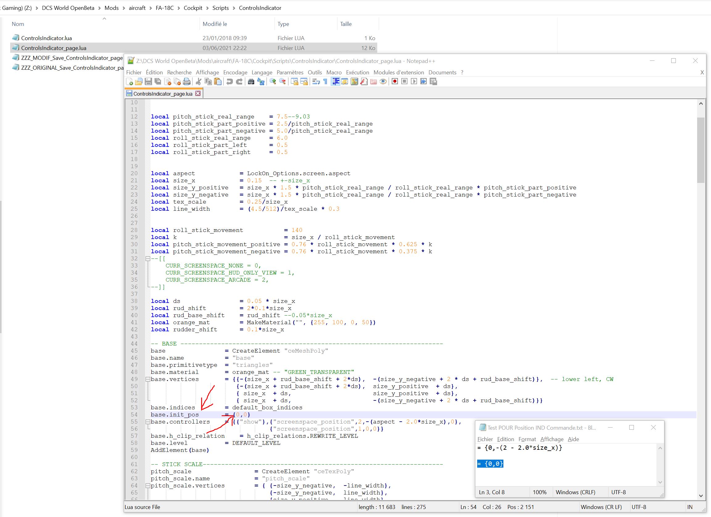 MODIF du LUA ControlsIndicator_page